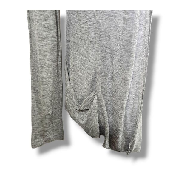 Zenana Outfitters Cardigan Large Gray Lightweight Open Front Long Sleeve - Picture 5 of 16